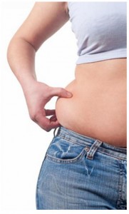 Woman pinching fat 2 flipped