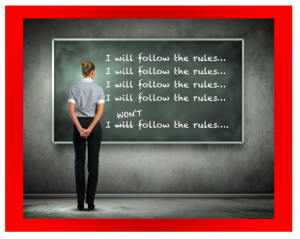 I won't follow the rules