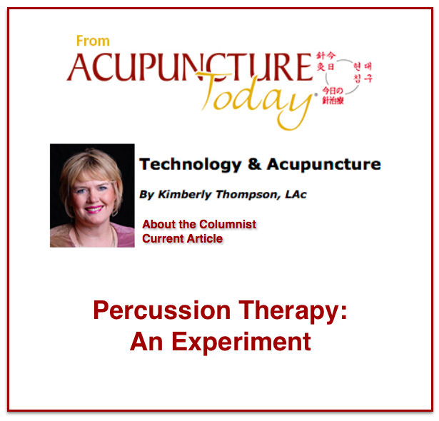 Acupuncture Today - Kim Article