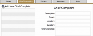 chief complaint