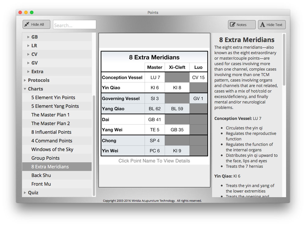 Acupuncture Charting Software