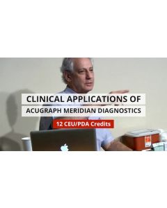 Clinical Applications of AcuGraph Meridian Diagnostics by Dr. Jake Fratkin - 12 Hours PDA/CE Credit- Digital Delivery
