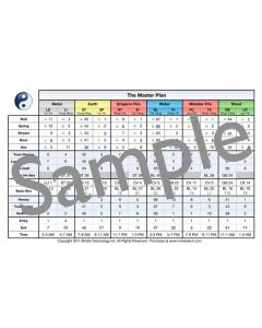 The Master Plan Acupuncture Reference Card