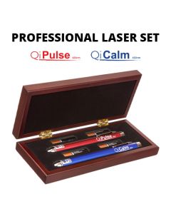 Professional Laser Set: QiCalm Blue 450 nM and QiPulse Red 635 nM