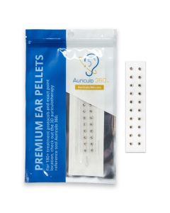 Auriculo 360 Premium Swarovski® Crystal Ear Pellets - 20 Pellets - Clear White