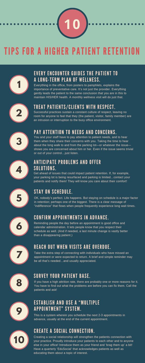 higher patient retention