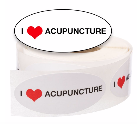 acupuncture gifts: stickers