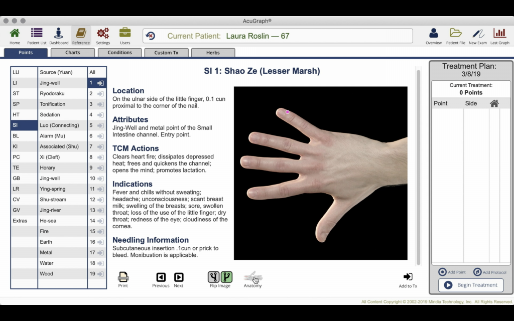 New Anatomical Reference Image Feature in AcuGraph 5.3.0.7
