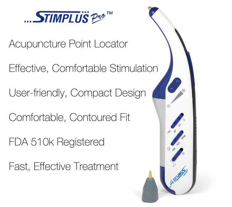 Stimplus Pro Acupuncture Point Locator and Electric Stim Ear Acupuncture Device