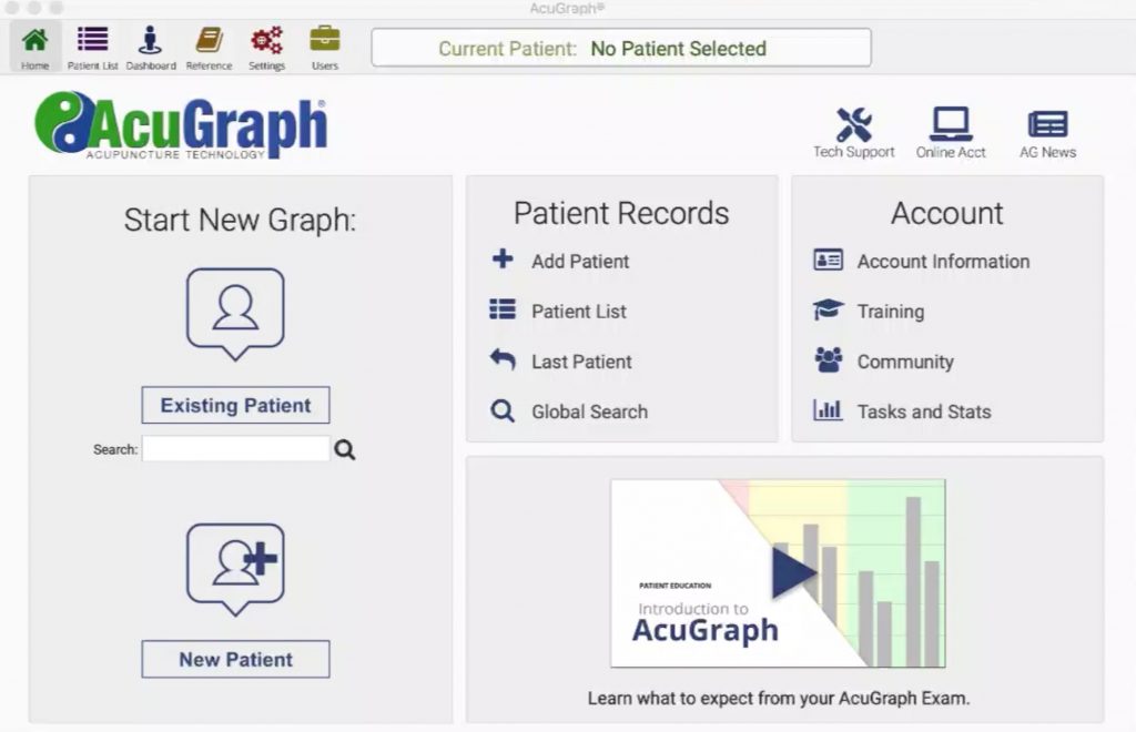 Homepage redesign - exciting new features in AcuGraph