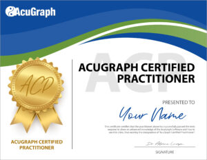 AcuGraph certified practitioner